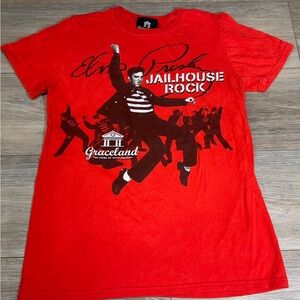 Graceland Jailhouse Rock Elvis Presley Tee Shirt